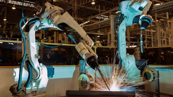 Robots already assemble and weld products in factories. Can they make the components parts themselves, too?