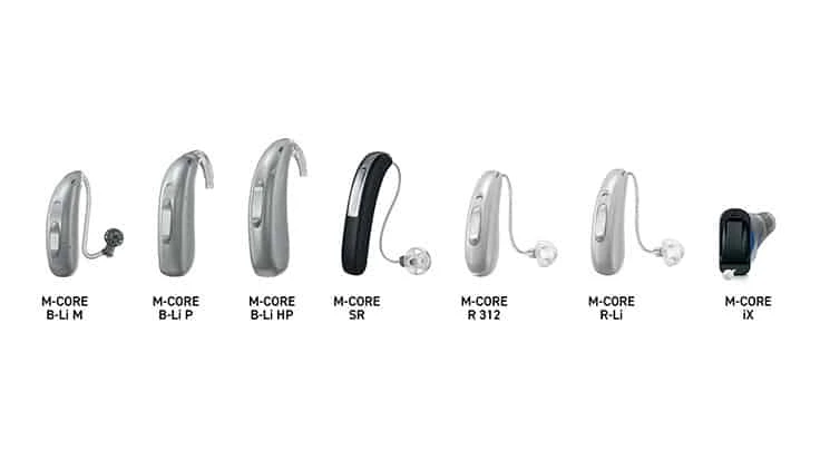 Rexton’s rechargeable M-Core BTE hearing aids 