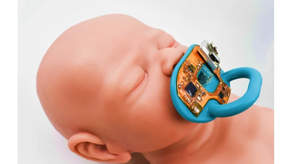 A wireless, bioelectronic pacifier could eliminate the need for invasive blood draws.