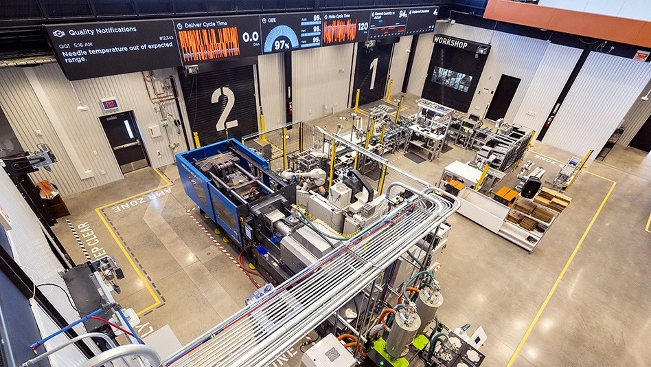 The Smart Factory @ Wichita features a fully functioning manufacturing production line.