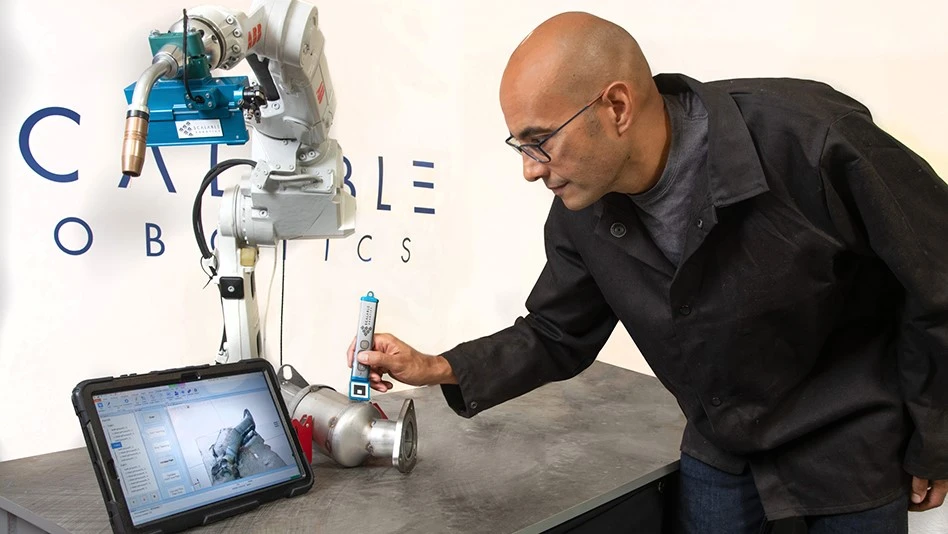 Scalable Robotics enables any size manufacturer to quickly and easily create robot programs through its code-free, CAD free, point and click programming interface.