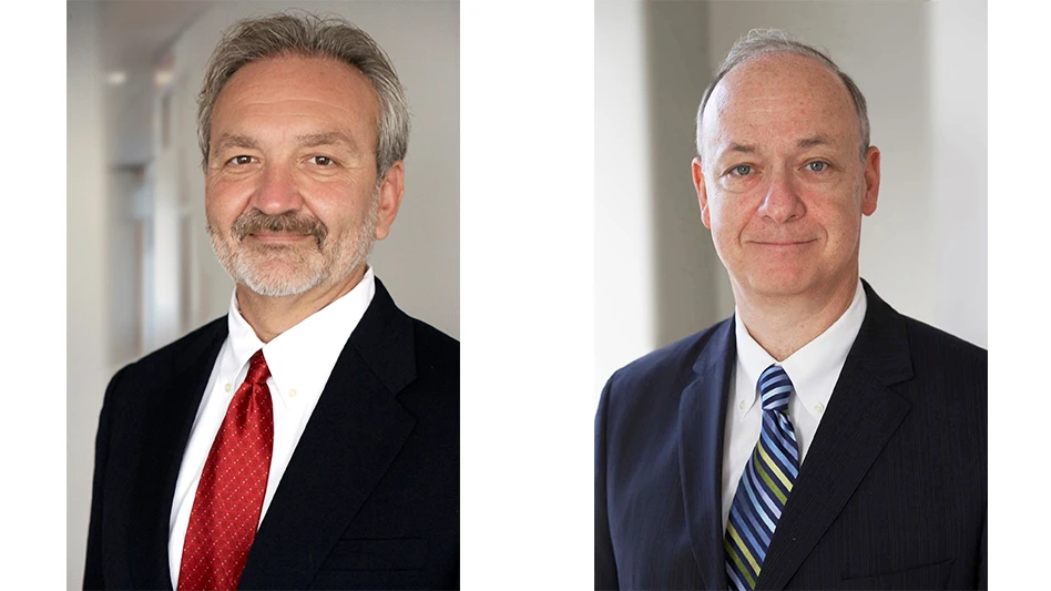 LEFT: George Hajduczok, J.D., Ph.D., F.A.H.A., is special counsel at Phillips Lytle LLP and a member of the firm’s Life Sciences & Health Effects Practice Team. RIGHT: Eric M. Kraus is a partner at Phillips Lytle LLP and co-leader of the firm’s Life Sciences & Health Effects Practice Team.