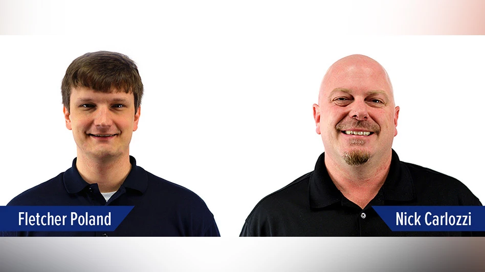 Nick Carlozzi and Fletcher Poland promoted to Lyndex-Nikken Regional Sales Managers.