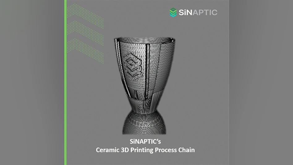 SiNAPTIC’s Ceramic 3D Printing Process Chain