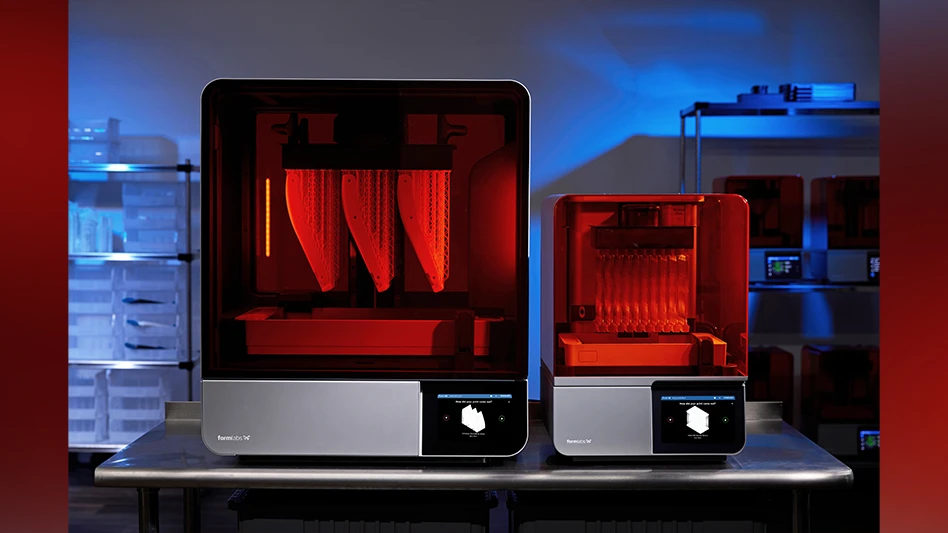 Two SLA printers from Formlabs