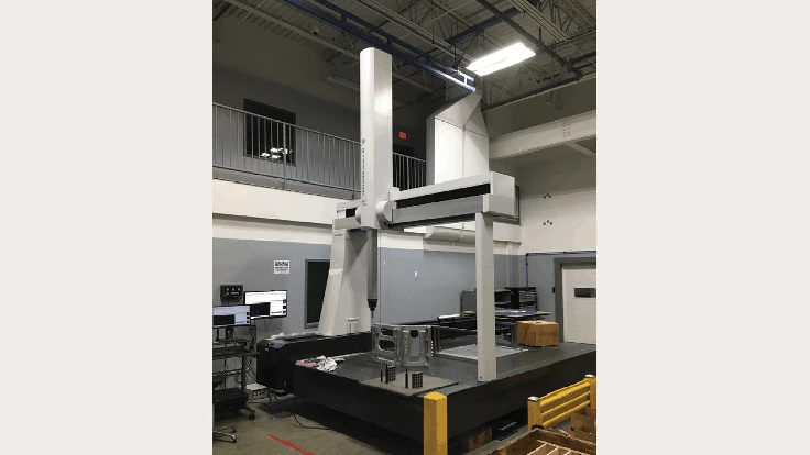 The Mitutoyo Crysta-Apex S2030-16 CMM installed at Schleifring Medical Systems.